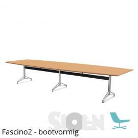 Interstuhl - Fascino-2 - F505 - F515 - F525 Table - Boat Shaped