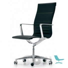 ICF - UNA Chair Management High Back - 5 Star Base (No Height)