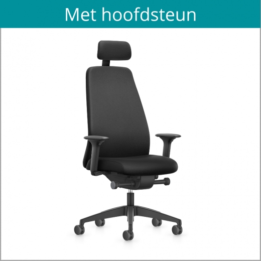 Met hoofdsteun