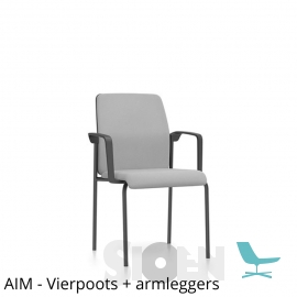 Interstuhl - AIMis1 4S50 - 4 Legs with Armrest