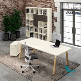 Alea - Atreo Wood - Single Desk