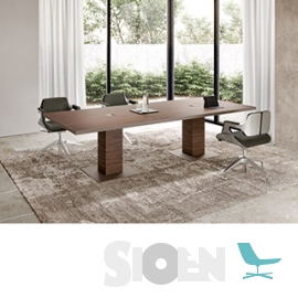 Alea - Oasi - Single Desk - Dual Pedestal