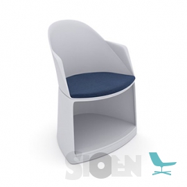 Arper - Cila Go - Armchair with Castors