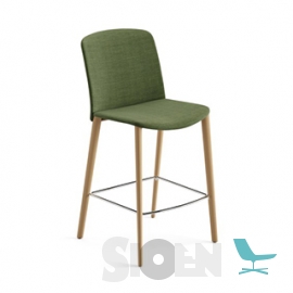 Arper - Mixu Counter Stool - 4 Wood Legs
