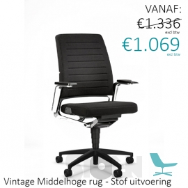 Interstuhl - Vintage Middelhoge rug | Beklede uitvoering [promo]