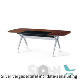 Interstuhl - Silver 890S - Rectangular with Leather Workspace