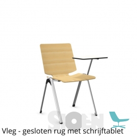 Interstuhl - VLEGSis3 - V110H - V111H - V112H - Closed Backrest with Table Left
