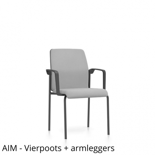 Interstuhl - AIMis1 4S50 - 4 Legs with Armrest
