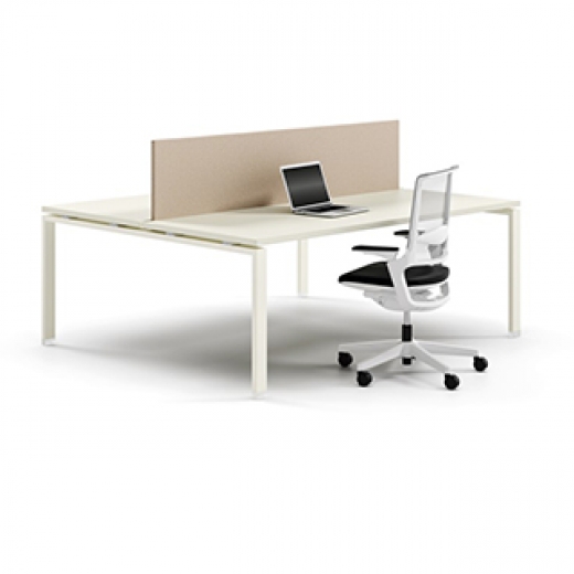 Alea - Atreo - Bench Desk - Rectangle - Straight Legs