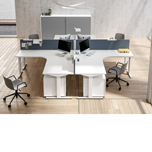 Alea - Ortho - Bench Desk - L Shape