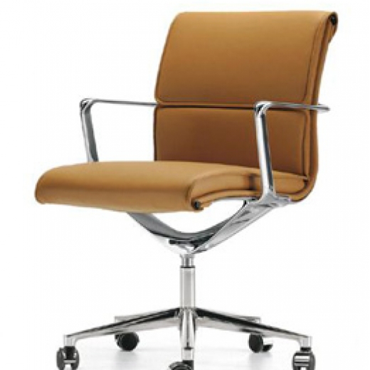 ICF - UNA Chair Executive Low Back - 5 Star Base with Armrest