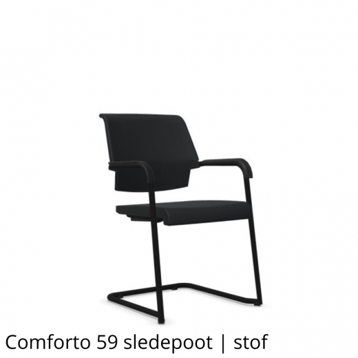 Haworth - Comforto 59 - Sled - Gestoffeerde rug