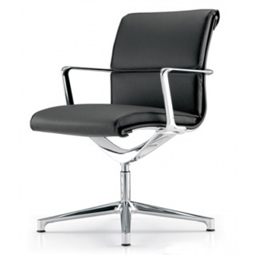 ICF - UNA Chair Executive Low Back - 4 Star Base with Armrest