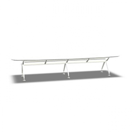Interstuhl - Silver 893S - Boat Shaped with Cable Tray