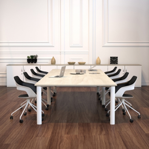 Palmberg - Conference Table - 4 Legs - Round Tube