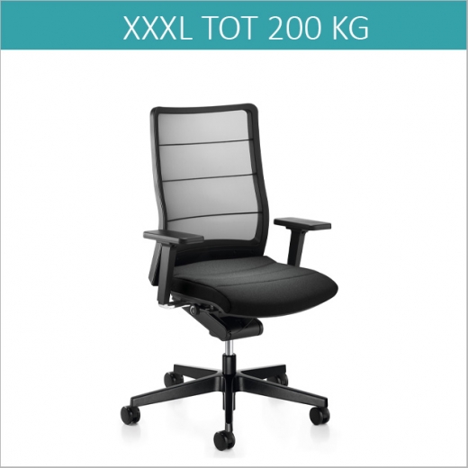 Ergonomische bureaustoelen - XXXL TOT 200 KG